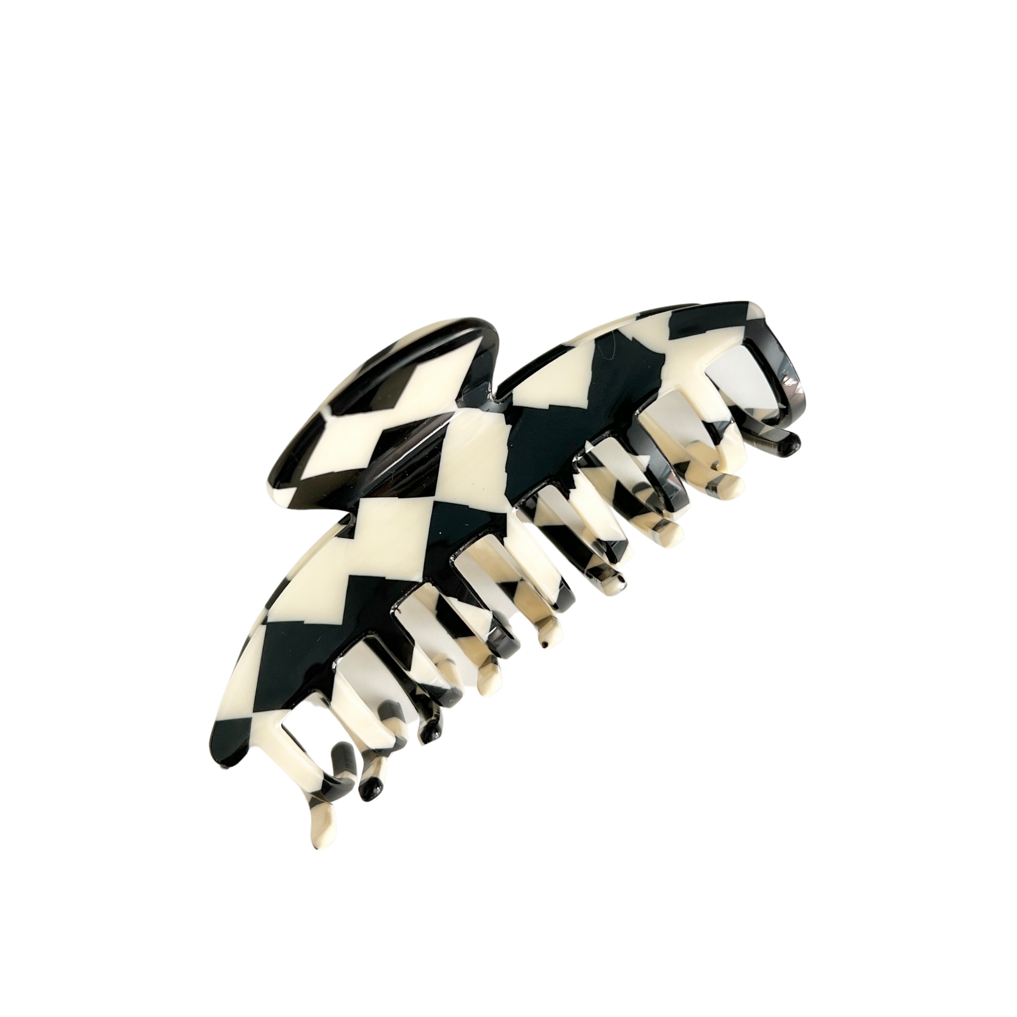 Classic Checkered Claw Clip