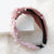 Blush Velvet Pearl Headband